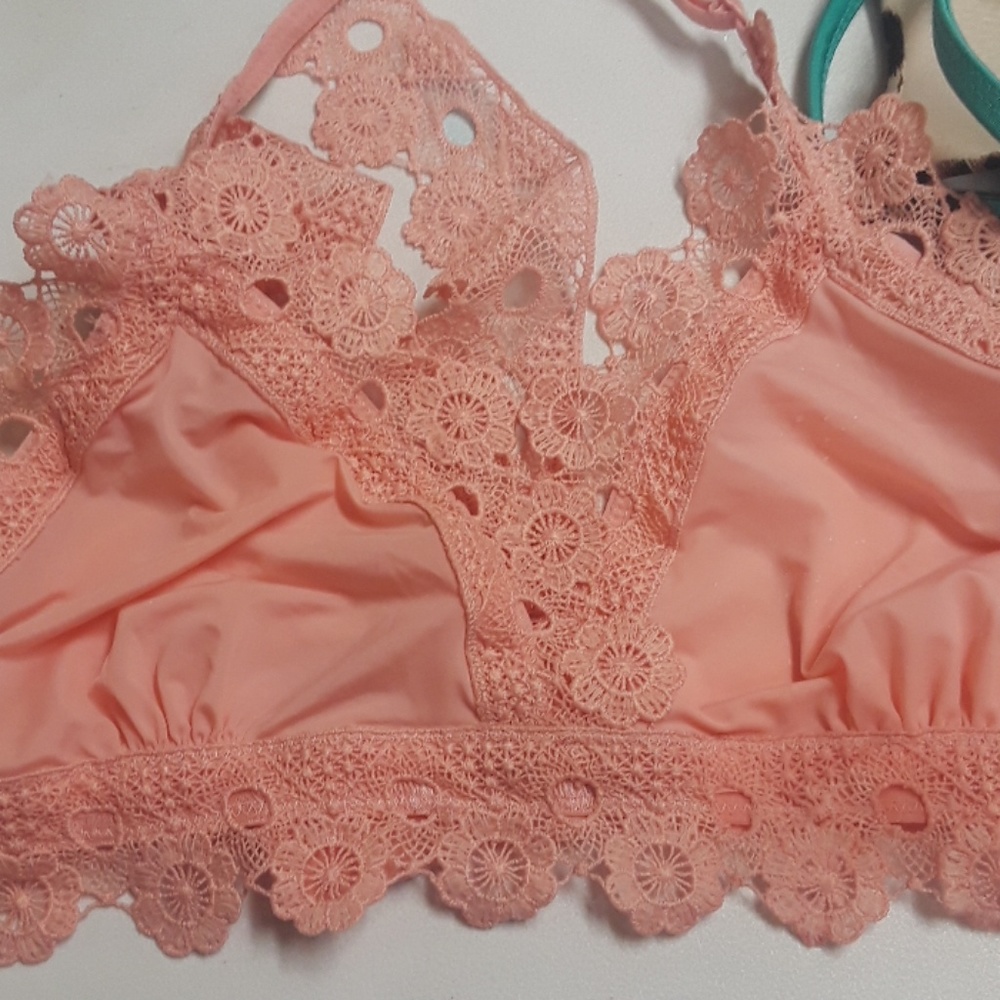 Peach bra
